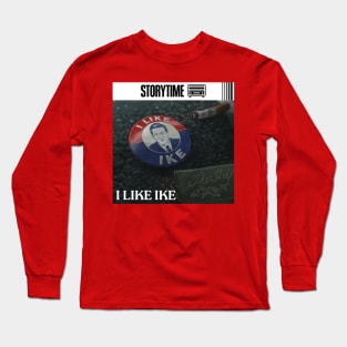 Backprint I Like Ike Cover with Black Logo Long Sleeve T-Shirt